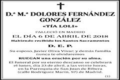 M.ª Dolores Fernández González